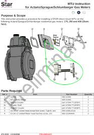 11583 Transmitter For Meter Reading User Manual Mtu Instruction Aclara Technologies