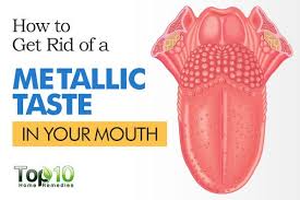 How To Get Rid Of A Metallic Taste In Your Mouth Top 10 Home Remedies Bitter Taste In Mouth Metallic Taste In Mouth Mouth Tastes Like Metal