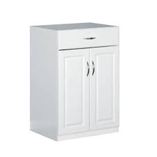 Closetmaid 24 In Freestanding Raised Panel Base Cabinet With 1 Drawer And 2 Door Pantry Storage Cabinet Base Cabinets Cabinets For Sale
