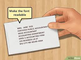 In the direct center of the envelope write who you wish to address the mailing content to. How To Write A Professional Mailing Address On An Envelope