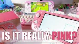 It joins the previously released coral, grey, turquoise, and yellow editions. Unboxing The Coral Nintendo Switch Lite Is It Really Pink Youtube