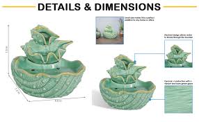 We carry a large selection and the top brands like chewy exclusives, petsafe, and more. Shell Water Feature For Desktop And Table Small Mini Decorative Water Fountain For Home And Office Sunnydaze 7 Inch Stacked Seashells Waterfall Indoor Tabletop Fountain Home Decor Home Kitchen Alfrayan Org Sa