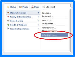Select the event you want to create from the menu. How Do You Create A Life Event On Facebook New 2020 Belmadeng