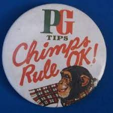 Brooke Bond Pg Tips Chimps Rule Ok From The Badge Collectors Pg Tips Retro Packaging Childhood Memories