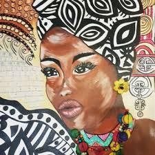 Femme Africaine, Painting by Les Créations De Patou