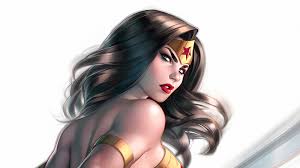 Wonder woman's story is great, but she has some weaknesses that are weird, and some are that are just plain creepy. Black Hair Blue Eyes Dc Comics Lipstick Wonder Woman Wallpaper Resolution 3200x1800 Id 1110252 Wallha Com
