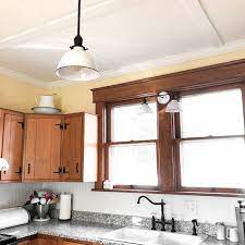 White Pendant Light Farmhouse Lighting