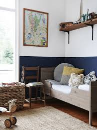 Rafa Kids Blue Half Painted Walls In Children S Rooms