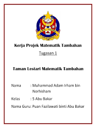 See more of panitia matematik tambahan smkdpa on facebook. Kerja Projek Matematik Tambahan 3 Docx