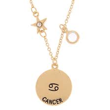 In an extensive research, i discovered 3 cancer gemstones that are not listed on this page. Gold Zodiac Pendant Necklace Cancer Claire S