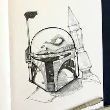 Star Wars Drawing Boba Fett Star Wars Fan Art Star Wars Drawings Star Wars Fan Art Star Wars Art