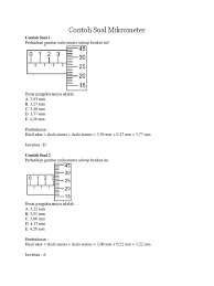 Check spelling or type a new query. Contoh Soal Mikrometer Pdf