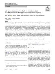 The importance of veterinary pathology to the discipline cannot be . Pdf Fake Gunshot Wounds In The Skull Post Mortem Artifact Caused By Steel Probe During Police Search For A Missing Body