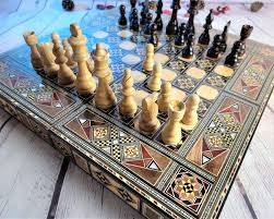 Image result for Persian manuscript chess