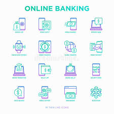 Mastercard is the second biggest credit card company in the world, behind only visa. Dunne Linie Ikonensatz Des Online Bankings Ablagerung App Geldsicherheit Internet Bank Kontaktlose Zahlung Kreditkarte On L Stock Abbildung Illustration Von Ikone Schwerpunkt 138981838