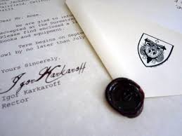 Harry Potter Ilvermorny Acceptance Letter Personalized This could be for an interview, a job, an invitation or any other situation which calls for your answer. legendary letters