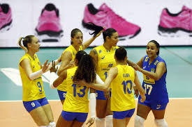 O jogo terminou com a vitória brasileira. Volei Brasil