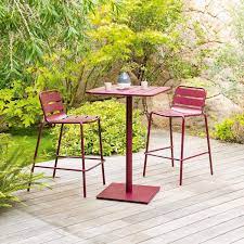 table haute de jardin phuket bordeaux table haute table de jardin table et chaises