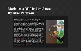 Model Of A 3d Helium Atom By A P On Prezi