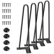 Diy, river table, legs, u shape legs, hairpin legs. Smartstandard 16 Heavy Duty Hairpin Coffee Table Legs Black 3 8 Thick Set Of Four Legs X 4 Buy Online At Best Price In Uae Amazon Ae