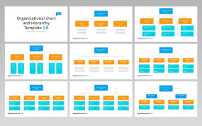 organizational chart and hierarchy presentation keynote