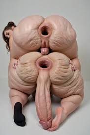 Anal Gaping Like A Wide Open Hole, Simple Background, Gigantic Thighs AI  Porn