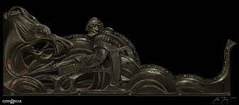 Artstation Tyr Temple Entrance Abe Taraky God Of War Keys Art Concept Art
