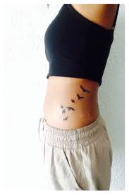 Flying Birds Tattoo On Left Side Lower Abdomen Flying Tattoo Tattoos Birds Tattoo