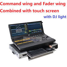 2017 New Dmx Control Combine Command Wing And Fader Wing By Touch Monitor Dot2 Xl F Compact Lighting Console Up To 4096 Channels Dj Lighting Dmx Light