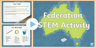 The russian federation (росси́йская федера́ция, rossiyskaya federatsiya), commonly known as russia (rossiya), is a transcontinental country extending over much of northern eurasia (asia and europe). Australian Federation Stem Powerpoint Teacher Made