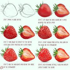 Art With Flo On Instagram Painting Strawberries I Think These Are One Of The Most Chall Digital Painting Tutorials Digital Art Tutorial Digital Art Beginner