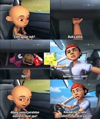 Kenapa upin dan ipin digambarkan memiliki kepala botak? Meme Kocak Upin Ipin M K U I Posts Facebook