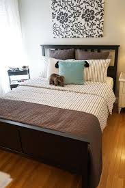 Black queen bed frame metal no box spring needed 14 inch platform heavy duty beds frames with storage, bq. Ikea Black Brown Bedroom Furniture Trendecors