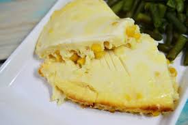 Speaking of our small town, we have three local grocery stores, and you can find eggs, creamed corn, and jiffy corn muffin mix in each and every one of them. Slow Cooker Corn Pudding