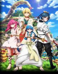 Magi The Labyrinth Of Magic Season 2 Episode 1 Tags Official Art Magi The Labyrinth Of Magic Aladdin Magi Ali Baba Saluja Morgiana Ren Hakuryuu Team Zagan