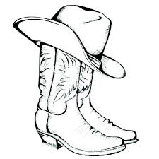 Color in this picture of cowboy boots and share it with others today! Western Cowboy Boot Coloring Page Novocom Top