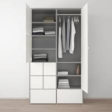 Almari letak baju nie letak kat bilik tetamu pun okay jugak nie mak aih banyaknya pilihan bedroom nie, berpinau mata sekarang ini ikea sedang mengadakan promosi bedroom & bathroom untuk kesemua para. Visthus Almari Pakaian Kelabu Putih 122x59x216 Cm Ikea