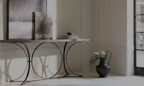 Top 8 American Homeware Brands Usa Home Decor Luxdeco Com In 2020 Metal Console Table Decor Console Table