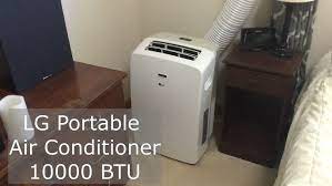 Once the air conditioner has been properly assembled and installed: Lg Portable Air Conditioner Installation Lp14118vgrsm Youtube
