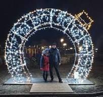 3D Customized Motif Landscape Christmas IP65 LED Street Arch Decoration  Light