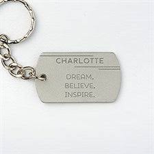 Maybe you would like to learn more about one of these? Personalized Dog Tag Keychain Love Quotes