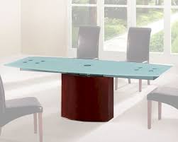 A glass top is easy to clean with a spray cleaner and simple wiping, which makes it perfect for a kitchen or dining room table that is always in contact with food, a kids play table or a coffee table. Frosted Glass Top Dining Table European Design 33d362