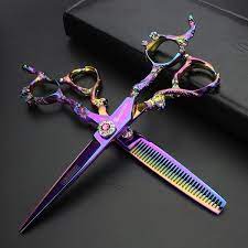 6 Inch Color High Quality Shop Barber Scissors Set Wish In 2021 Hair Scissors Hairdressing Scissors Hair Shears
