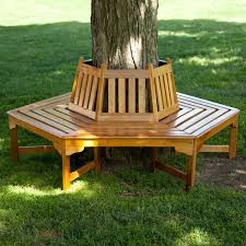 Hexagonal Outdoor Tree Bench In Weather Resistant Cedar Wood Outdoor Outdoor Furniture Garden Benches L Outdoor Tree Bench Bench Around Trees Outdoor Trees