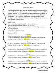 Regular Past Tense Verbs Worksheets Teaching Resources Tpt