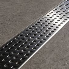 Small tiles allows linear drain shower to increase the use of tile or stone. Shower Grate Drain Installation Bathroom Floor Slot Drains