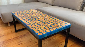 Coffee Table With Epoxy Resin Homemade Youtube In 2020 Coffee Table Table Epoxy