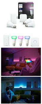philips hue white color ambiance e27 led lampe starter set drei lampen 4 generation dimmbar steuerbar via app kompatibel starter set led lampe einkaufen