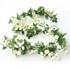 Destaque de opiniões em artificial flowers. Artificial Tiny Flower Vines Floral Arrangement For Home Wedding Vanrina