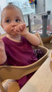 Baby Sunny approves the dinner was...